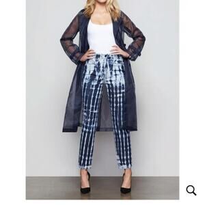 Good American High‎ Rise Shibori Tie Dye Straight Leg Jeans 25 New